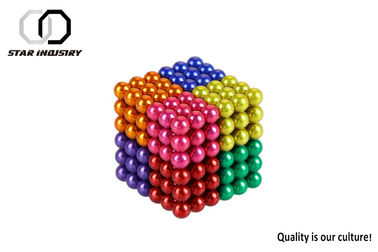 Desk Toy Magnetic Sphere Balls , 5mm Magnetic Cube Balls Customized