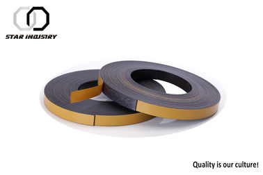 Isotropic Rubber Magnet Strips Custom Shape Multipurpose With 3M Adhesive