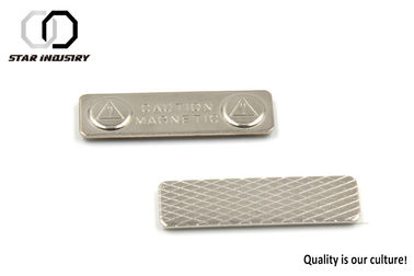 No MOQ Premium Strong name badge magnets , magnetic name badge holders , Popula Custom Logo Printing Available