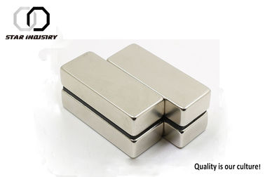 Rectangular NdFeB magnet for industrial application , large magnets for sale , N45 Neodymium magnet 25mm x 10mm x 3mm