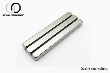 Multiple Coatings N45 Neodymium Magnets , Permanent Rare Earth Bar Magnets