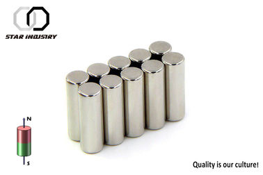 Multiple Coatings Medical Grade Magnets , Metal Long Cylinder N48H Neodymium Rod