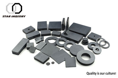 High Reliability Ferrite Bar Magnets Block Ring Shape Customization Available