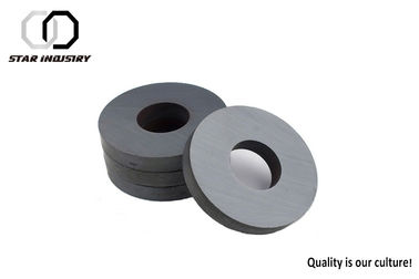 Ring Shape Ferrite Permanent Magnets High Durability Long Service Life