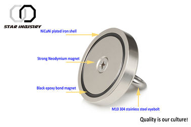 Permanent Magnetic POT Strong Ndfeb Magnets With Eyebolt Surface Finish Optional