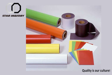 Printable PVC Rubber Magnet , 620mm Width Magnetic Rubber Strip Rolls With UV