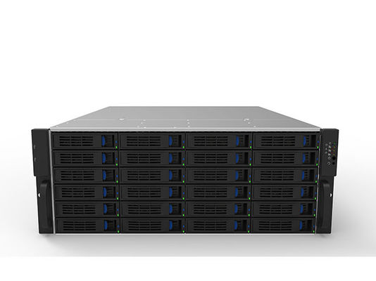 24 Bay Server Case Hot Swap, 4U Rackmount Server Case With 24 Hot-Swappable SATA/SAS Drive Bays